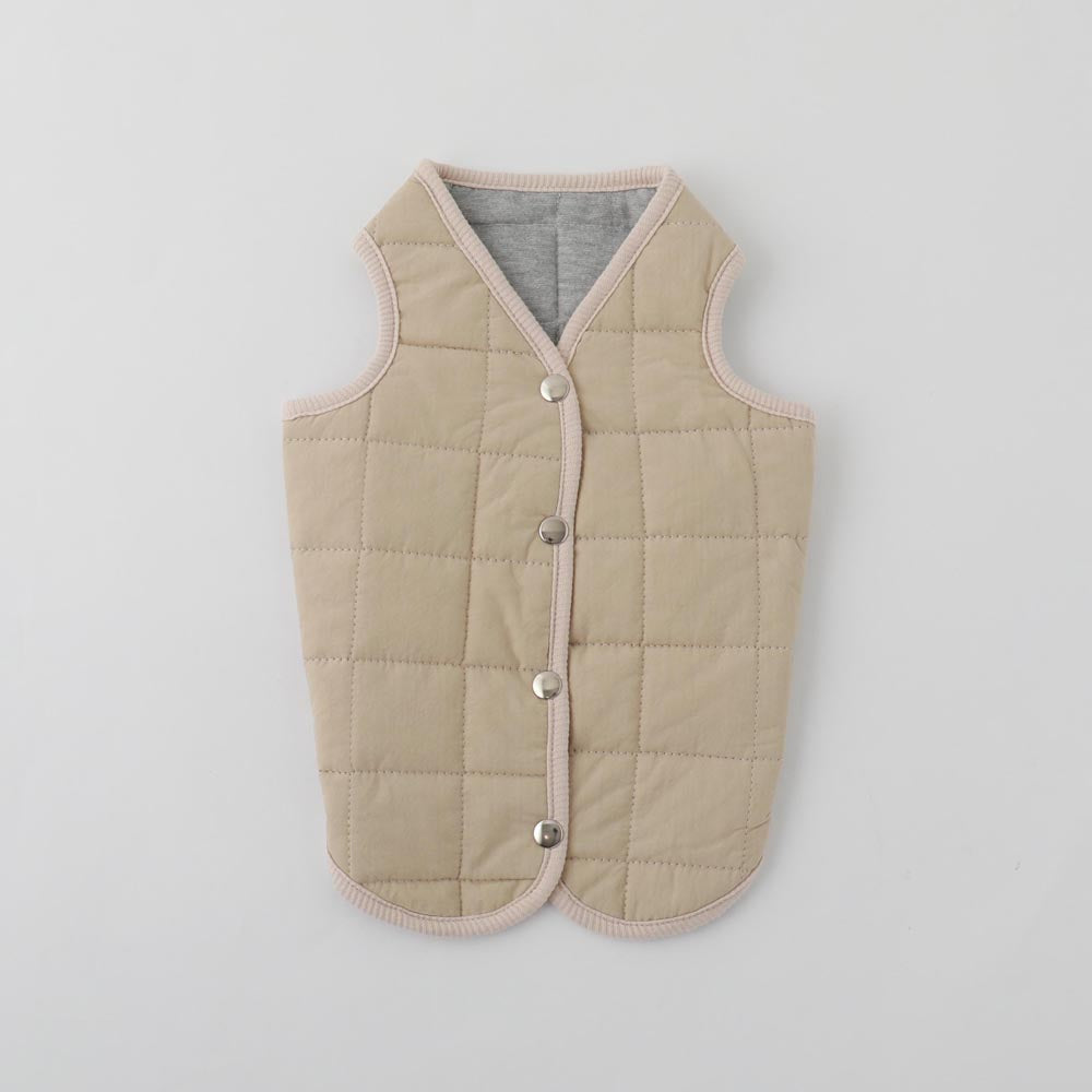 cotton quilted vest
