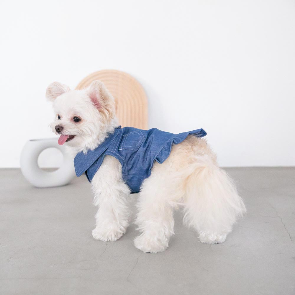 デニムポケットワンピース