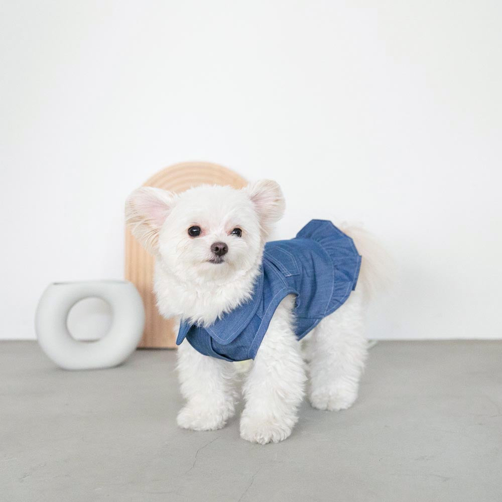 デニムポケットワンピース