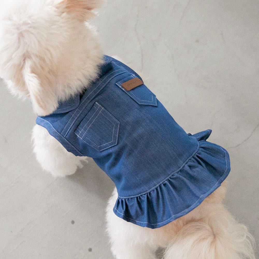 デニムポケットワンピース