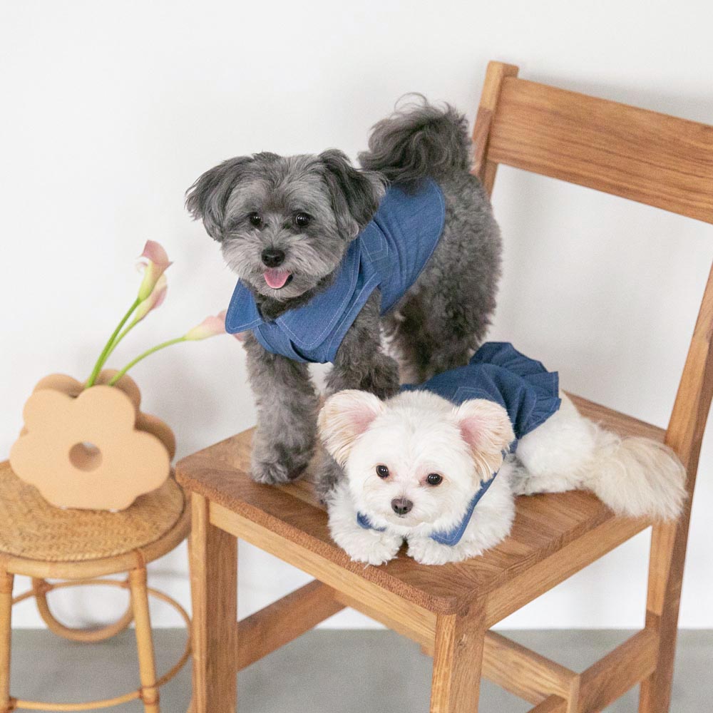 デニムポケットワンピース