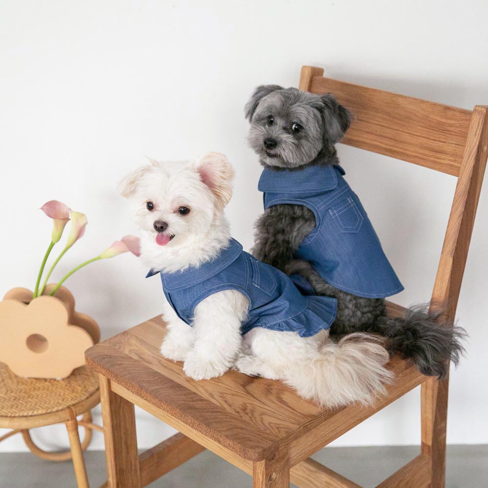 デニムポケットワンピース