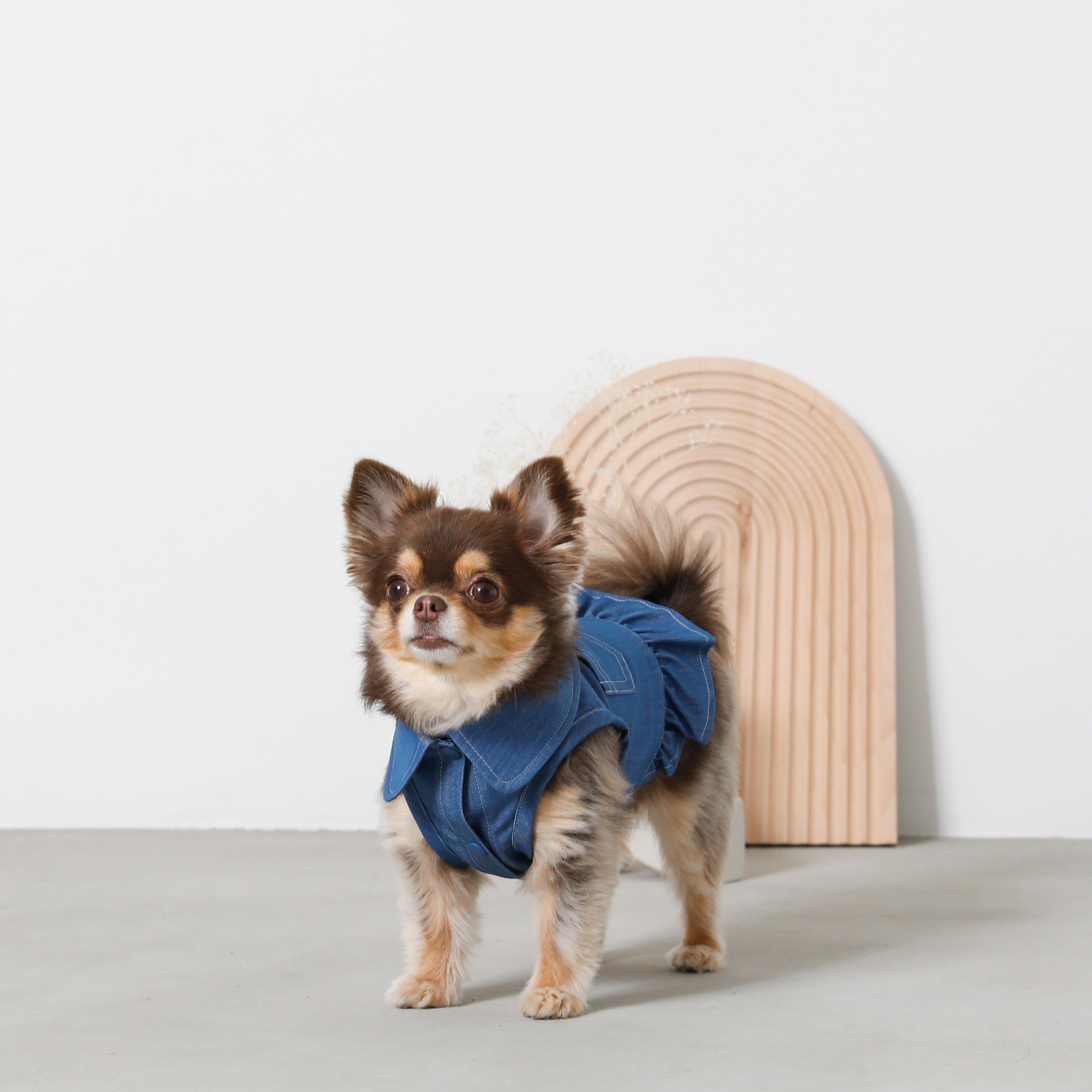 デニムポケットワンピース