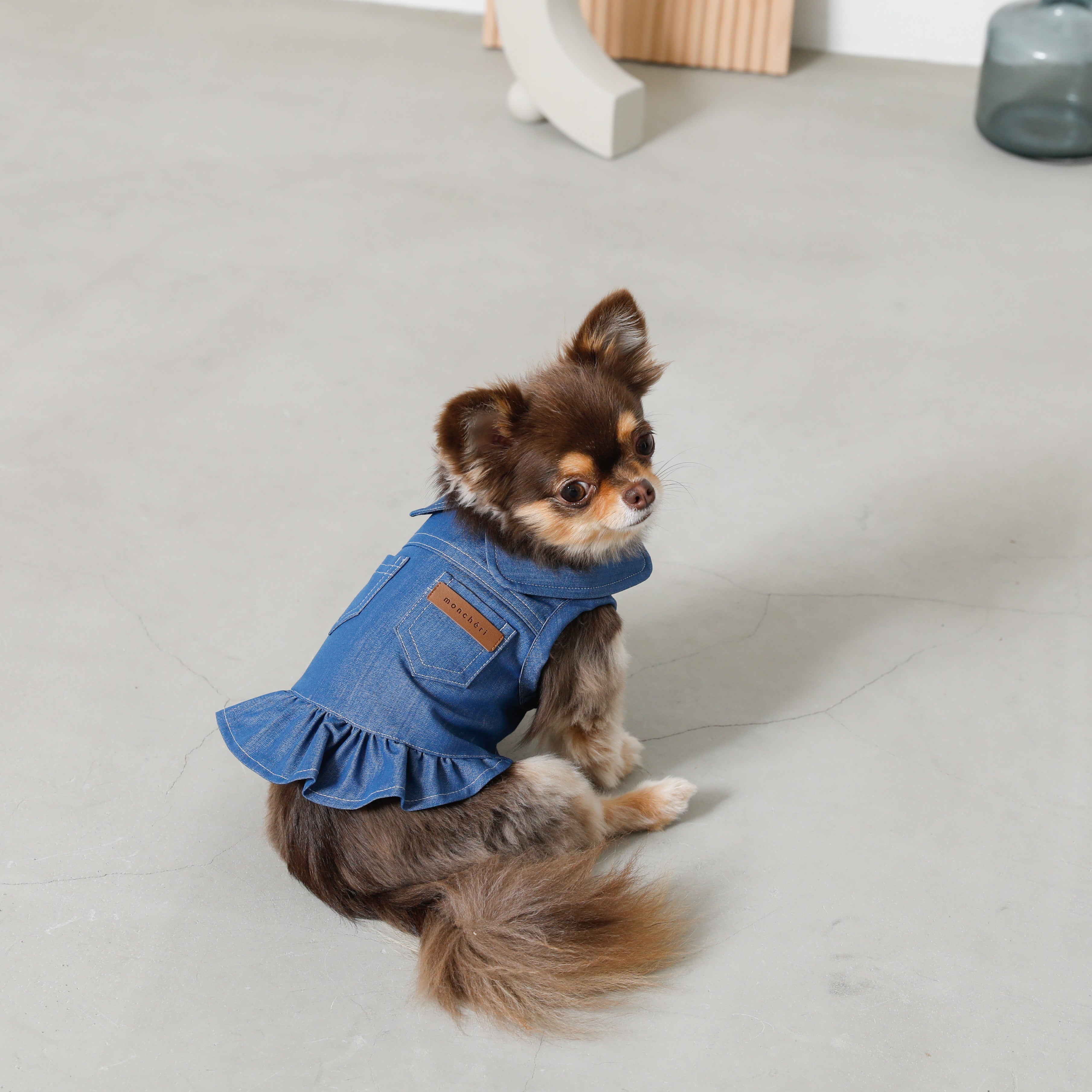 デニムポケットワンピース