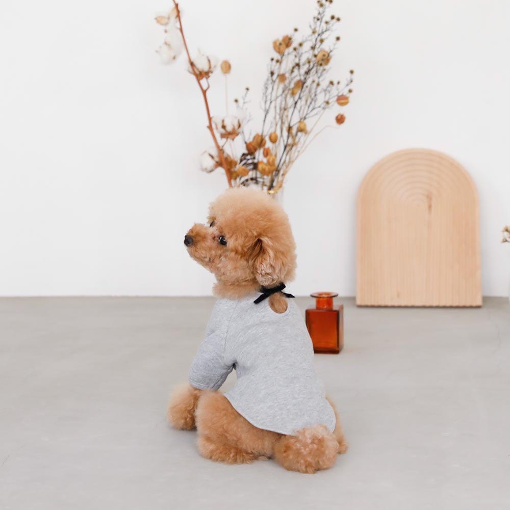 back ribbon sweat tops