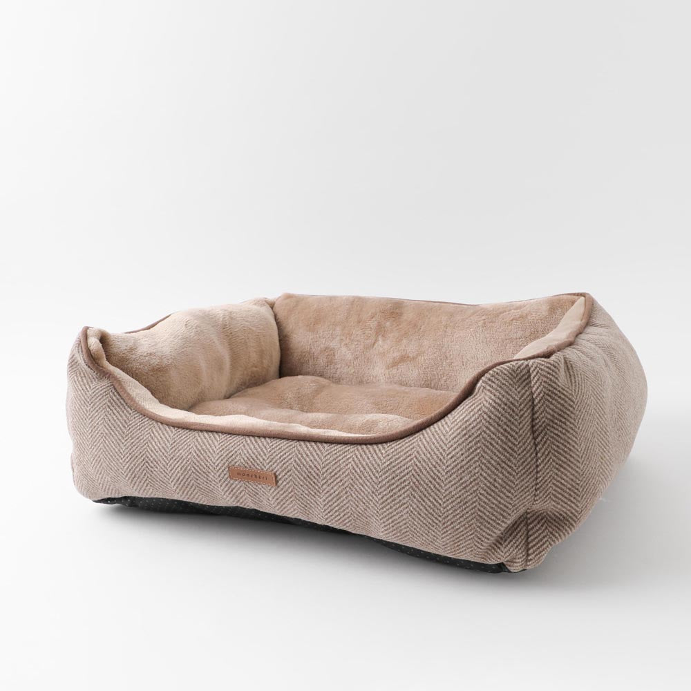 herringbone cushion bed
