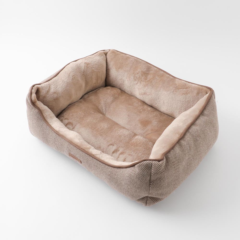 herringbone cushion bed