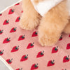 Strawberry cafe mat [name entered embroidery]