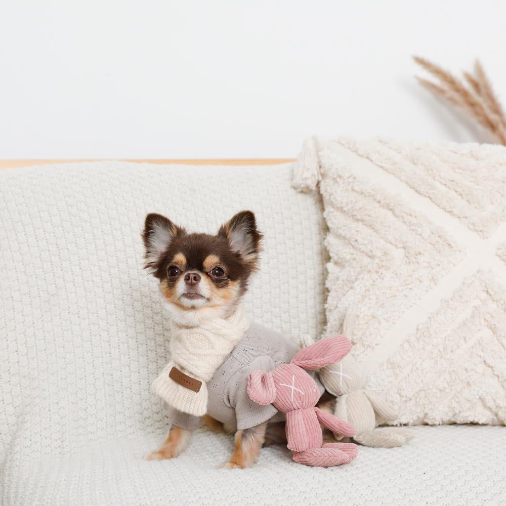 cashmere blend cable muffler