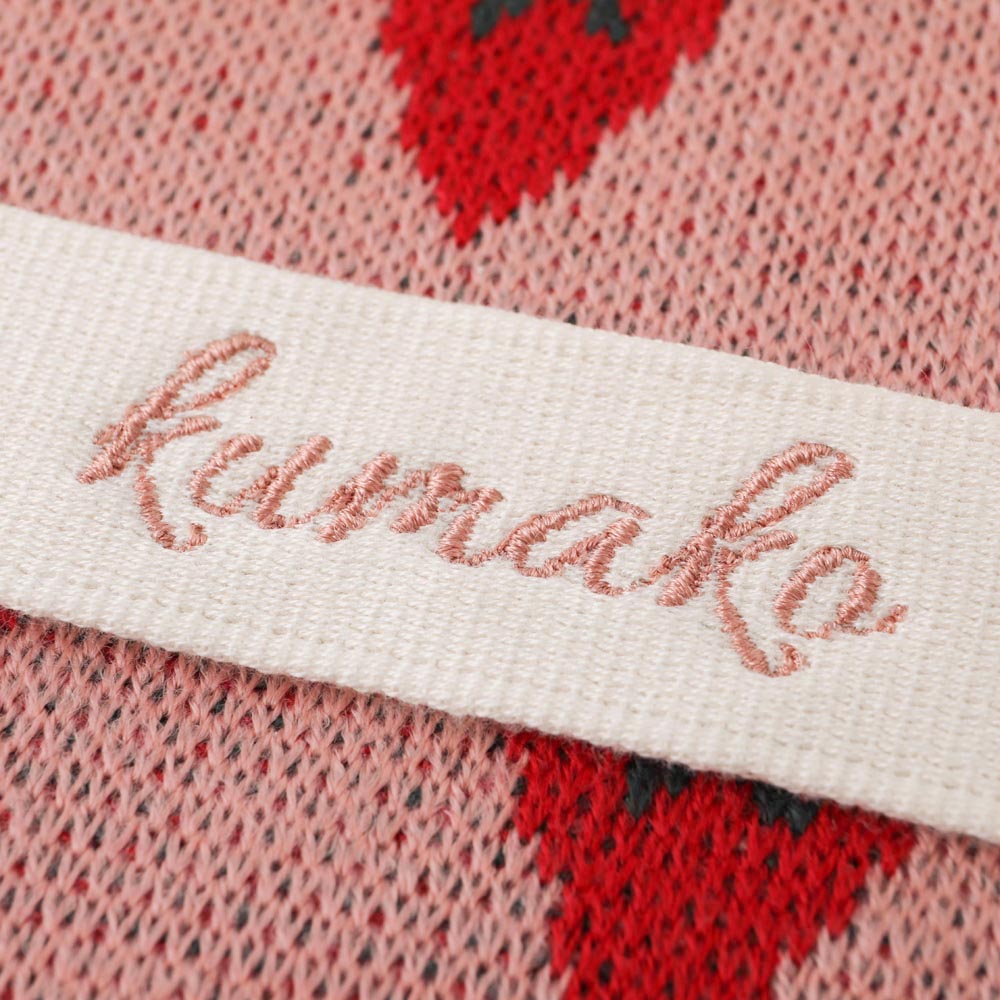 いちごカフェマット【名入れ刺繍対応】