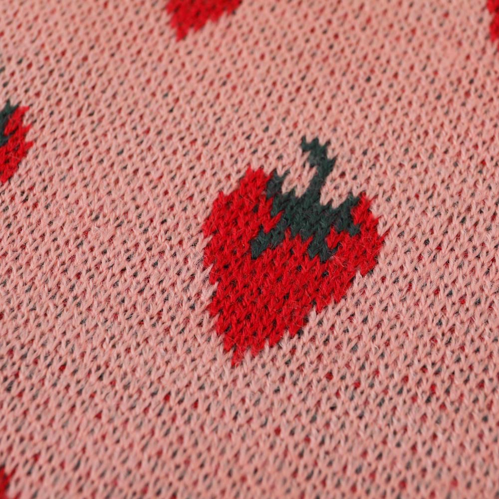 Strawberry cafe mat [Compatible with name embroidery]