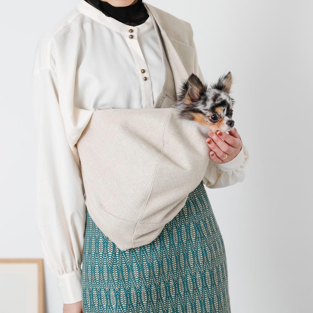 ウールライクドッグスリング【名入れ刺繍対応】