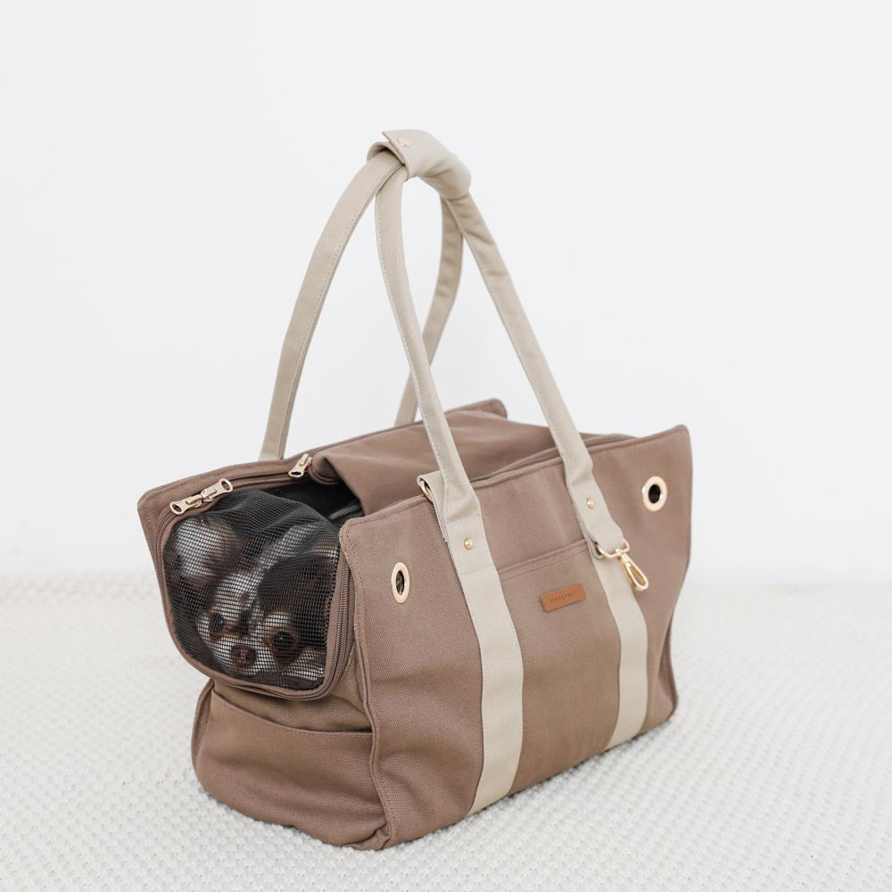 Pet canvas tote bag [Name embroidery available]