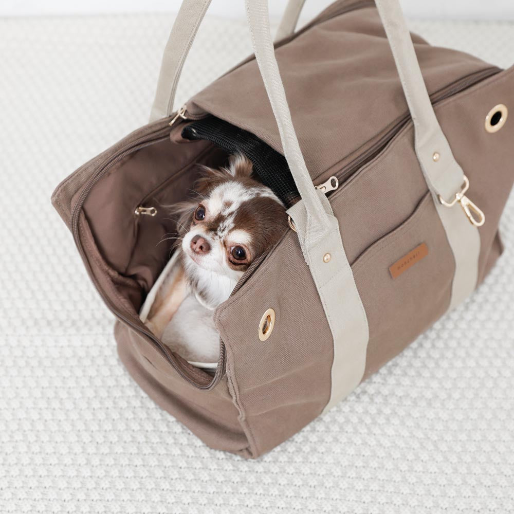 【完売品】モンシェリ　ペットキャンバストートバッグ ペットキャンバストートバッグ【名入れ刺繍対応】