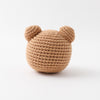Hand-knitted cotton animal toy