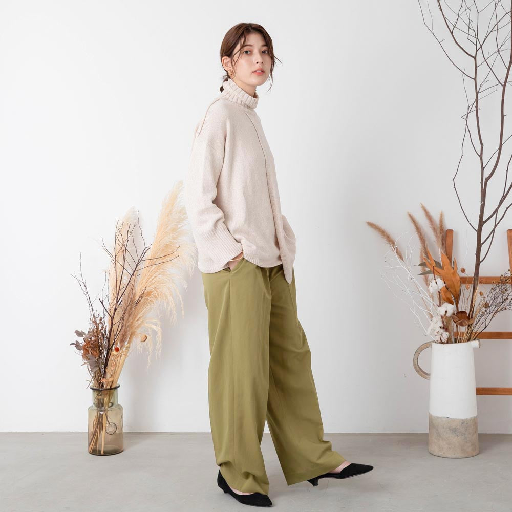 [Link Coordination SET] Cashmere cotton mix knit