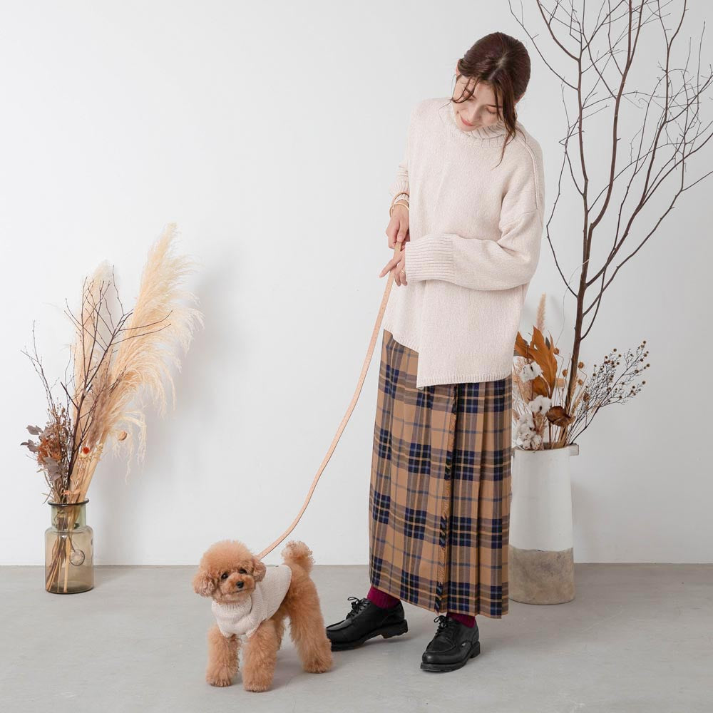 [Link Coordination SET] Cashmere cotton mix knit