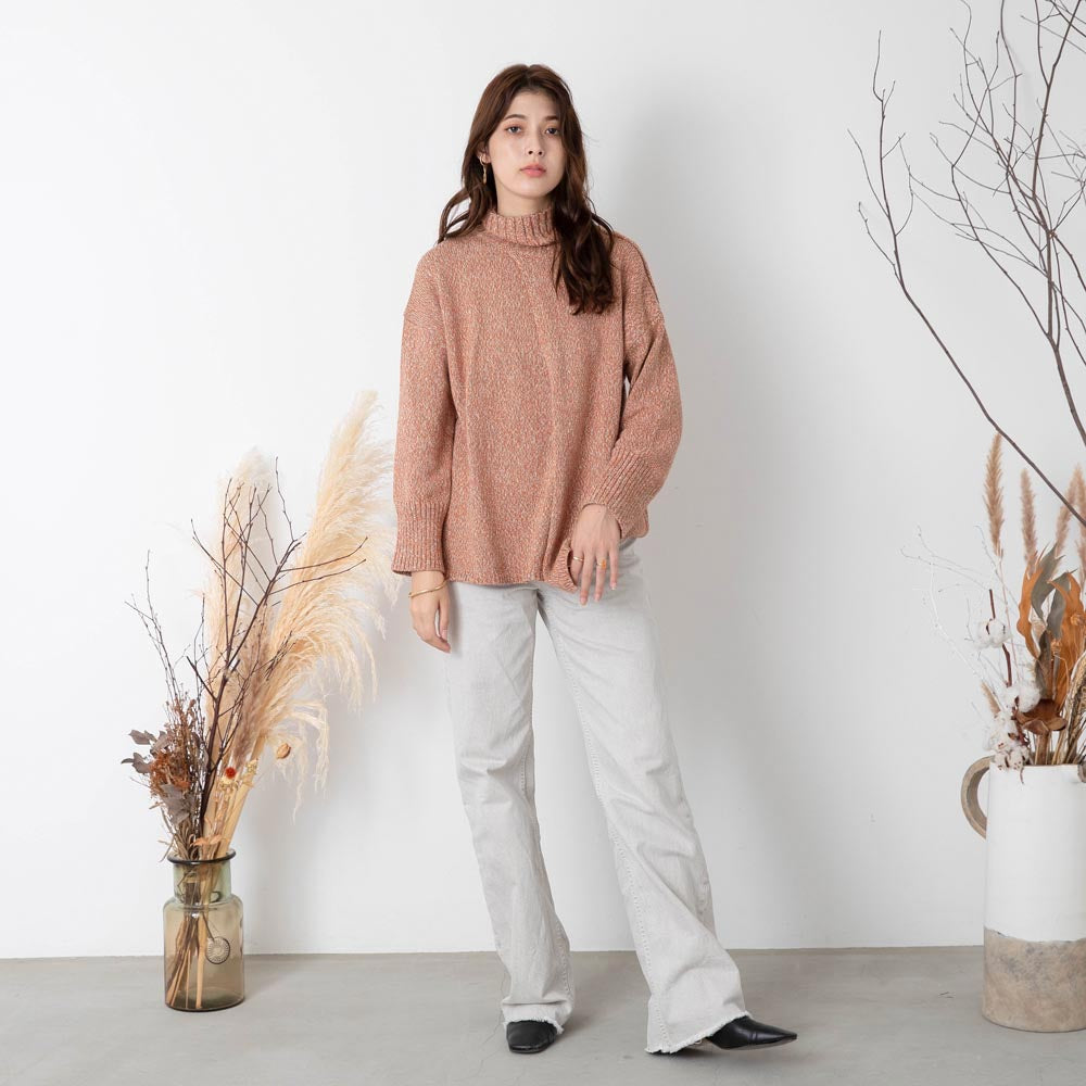 [Link Coordination SET] Cashmere cotton mix knit