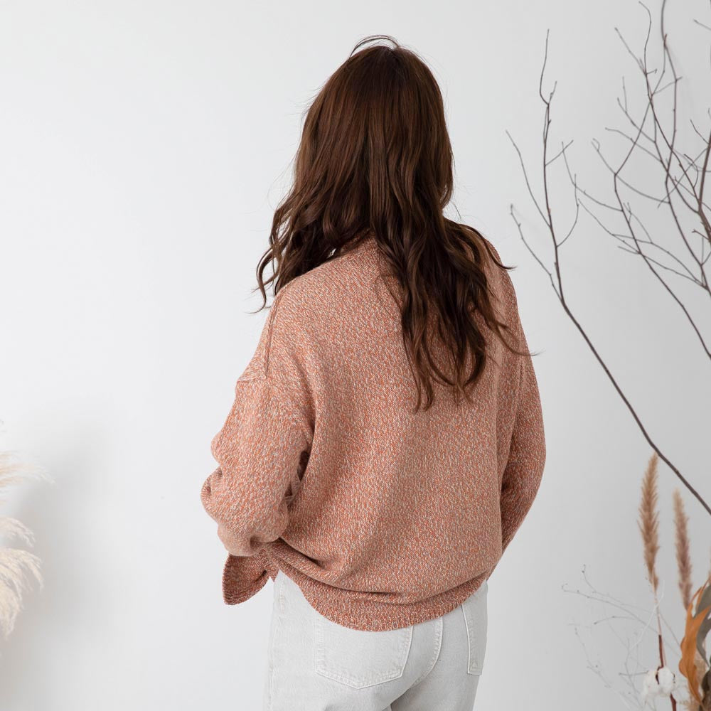 [Link Coordination SET] Cashmere cotton mix knit