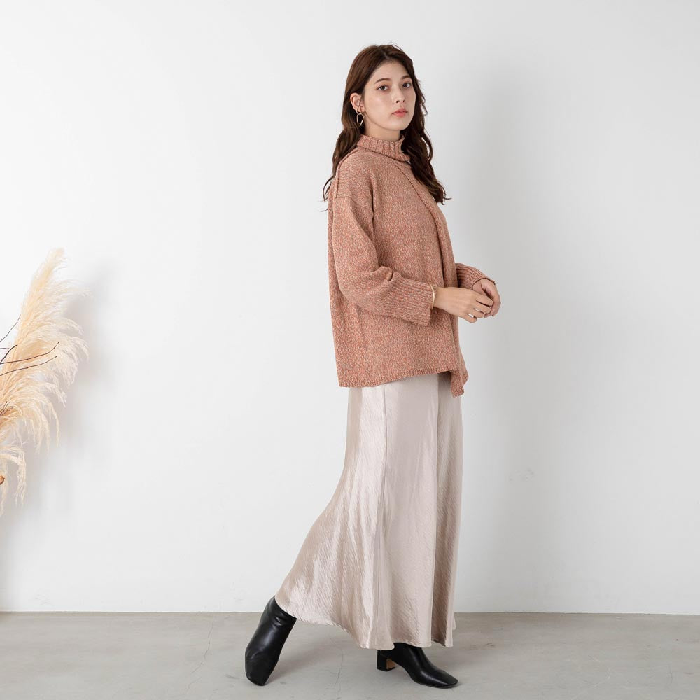 [Link Coordination SET] Cashmere cotton mix knit