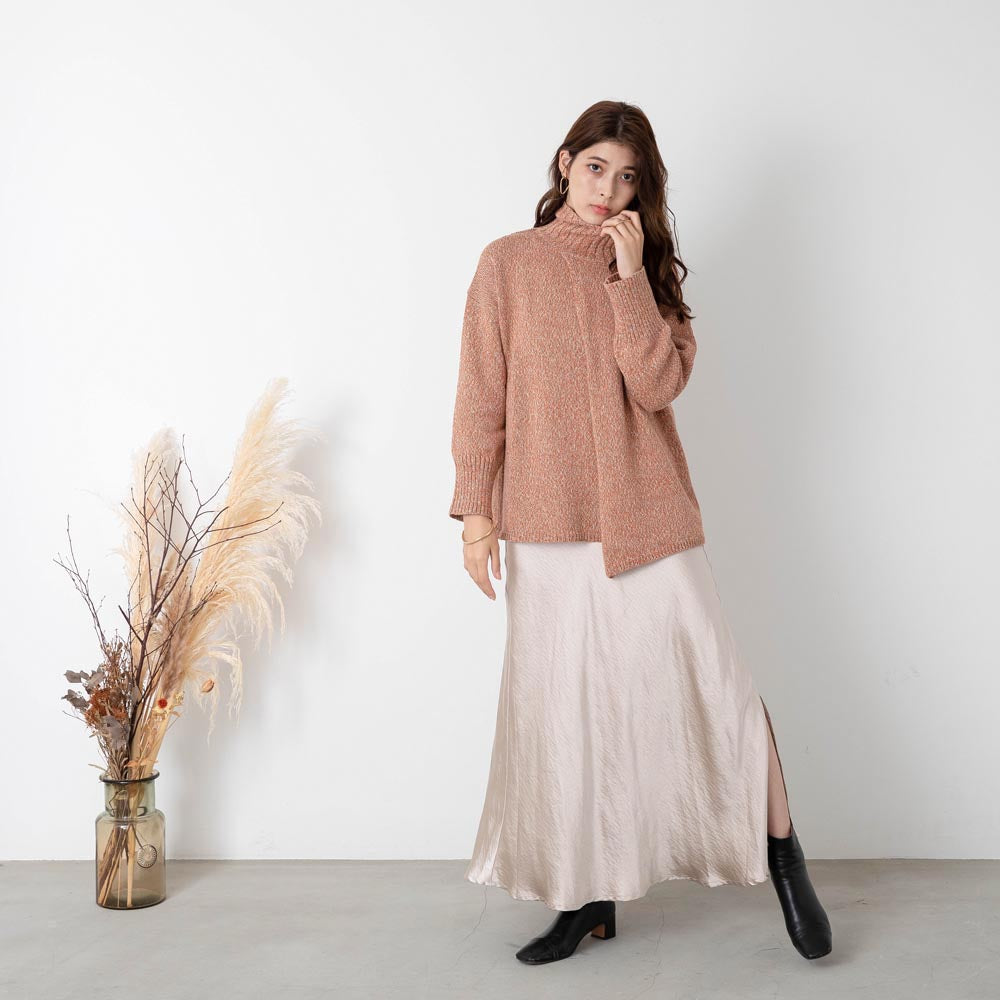 [Link Coordination SET] Cashmere cotton mix knit