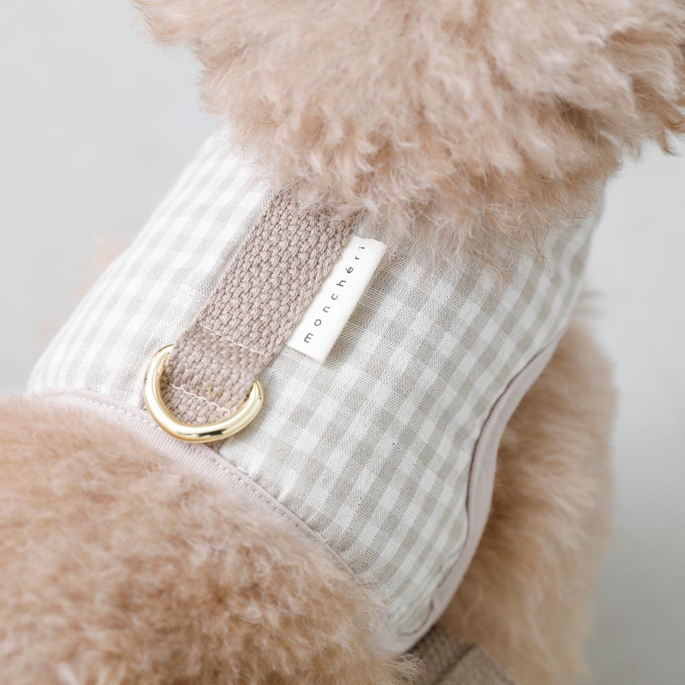 gingham check harness