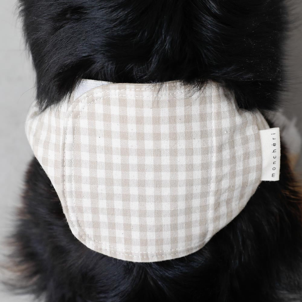 gingham check manners belt