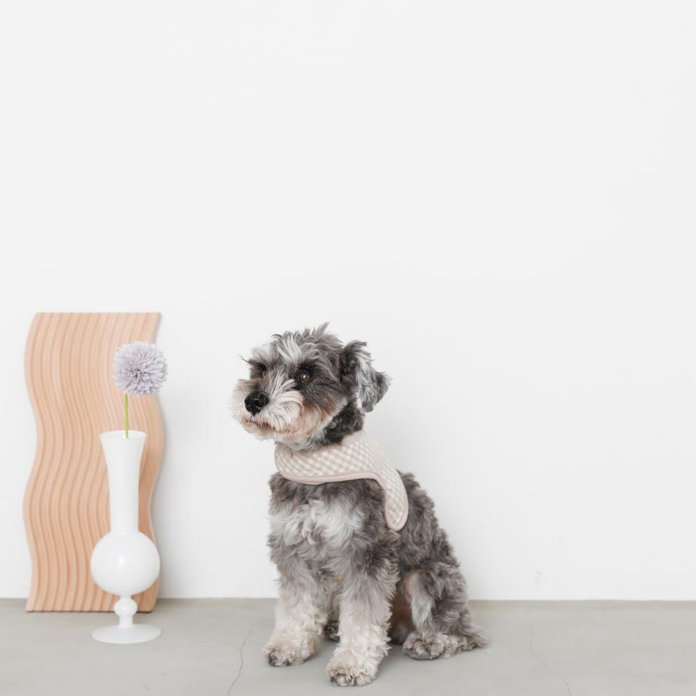 gingham check harness