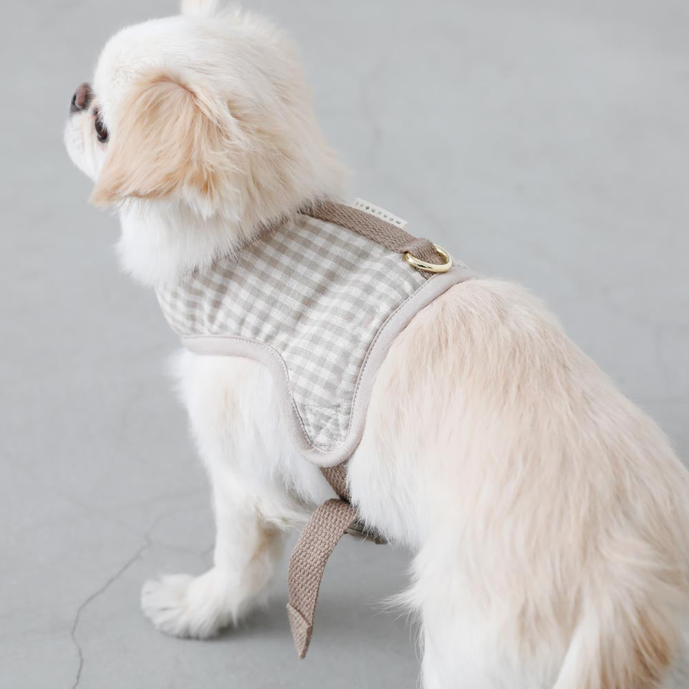 gingham check harness