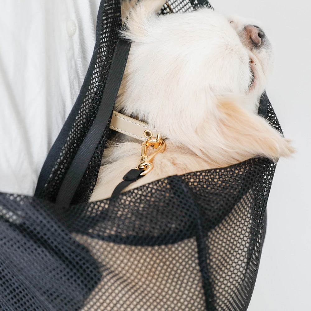 モンシェリ　犬用キャリーバッグ・スリング グレー　Sサイズ　タグ付き moncheri（モンシェリ） 犬 スリング 抱っこ紐 キャリーバッグ