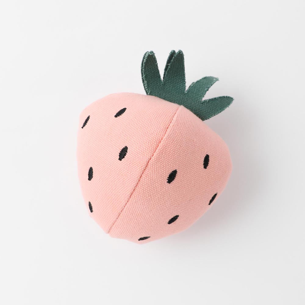 Pink strawberry toy