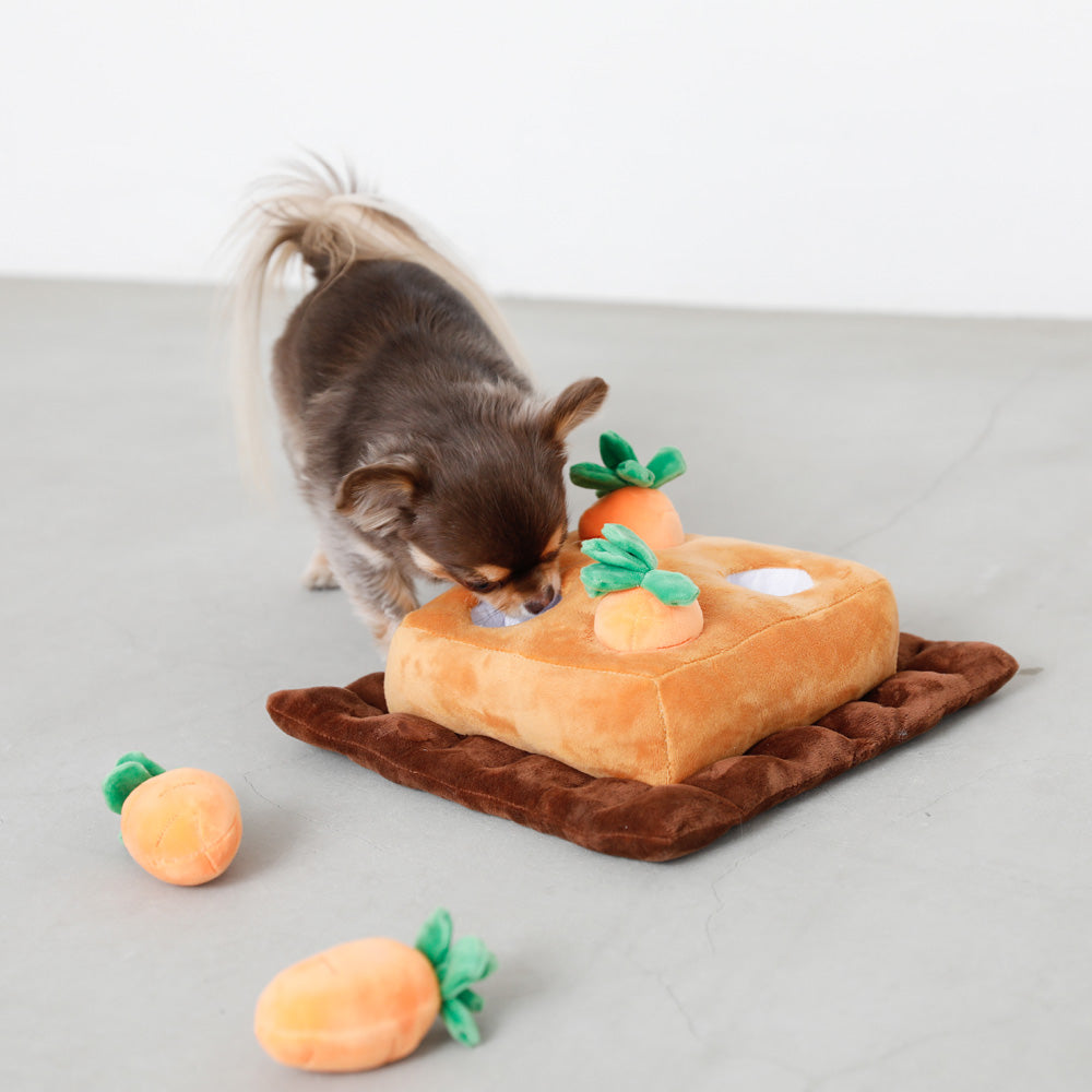 ノーズワーク4つのにんじん畑のおもちゃ