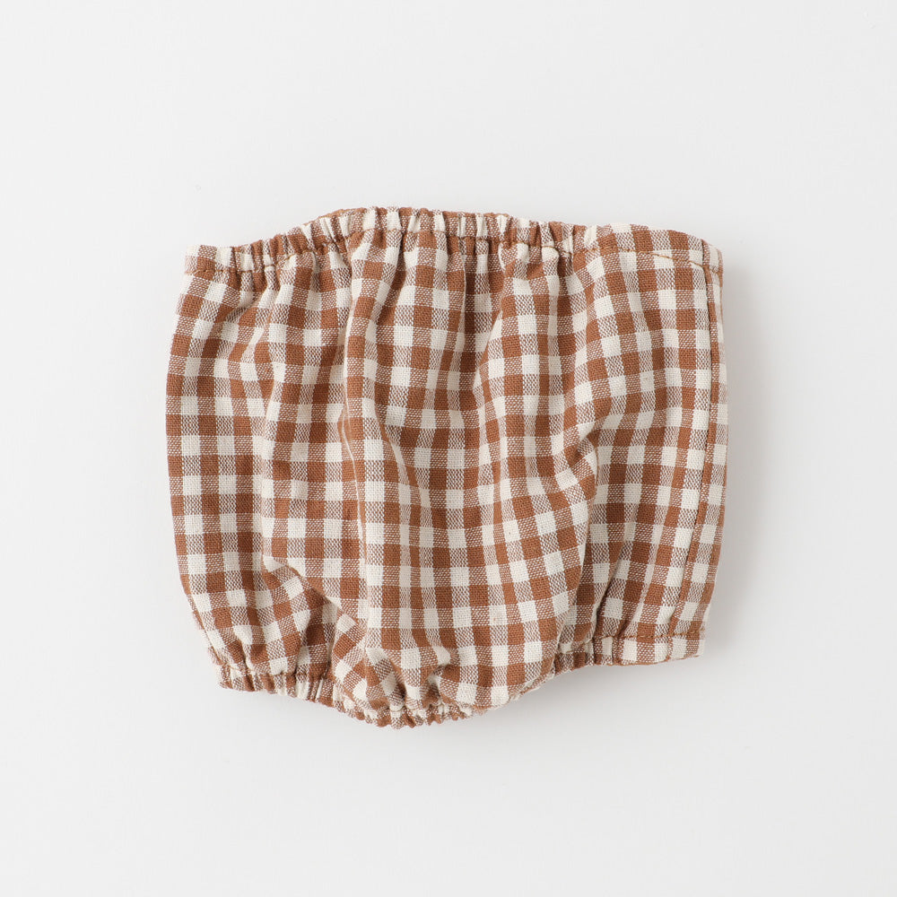 gingham check manners belt