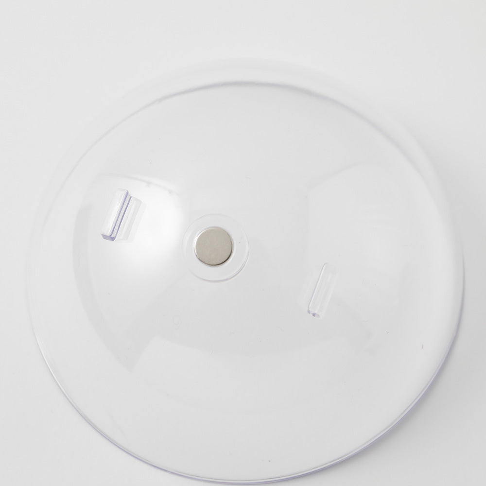 curved double food bowl