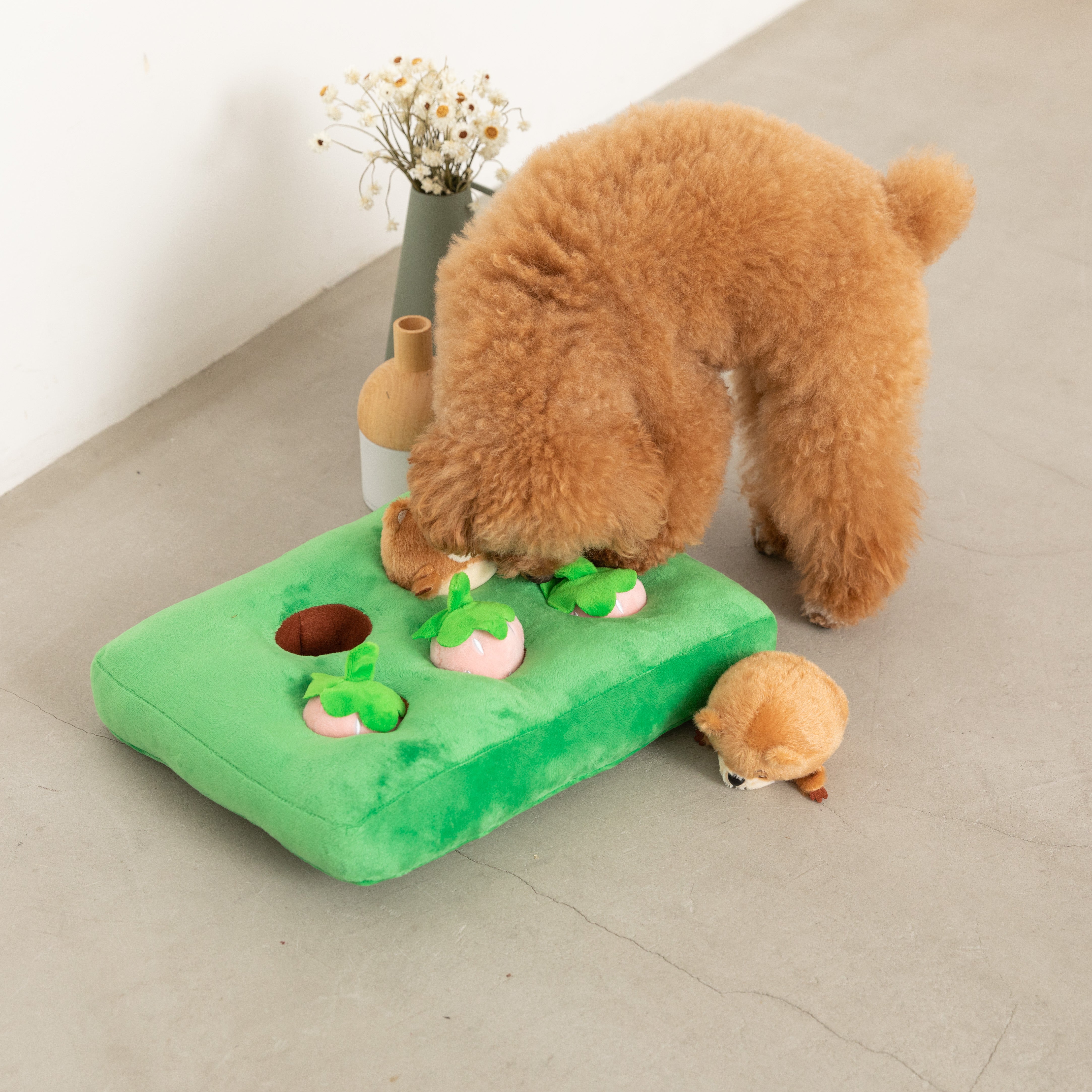 Nosework strawberry and forest animal toys