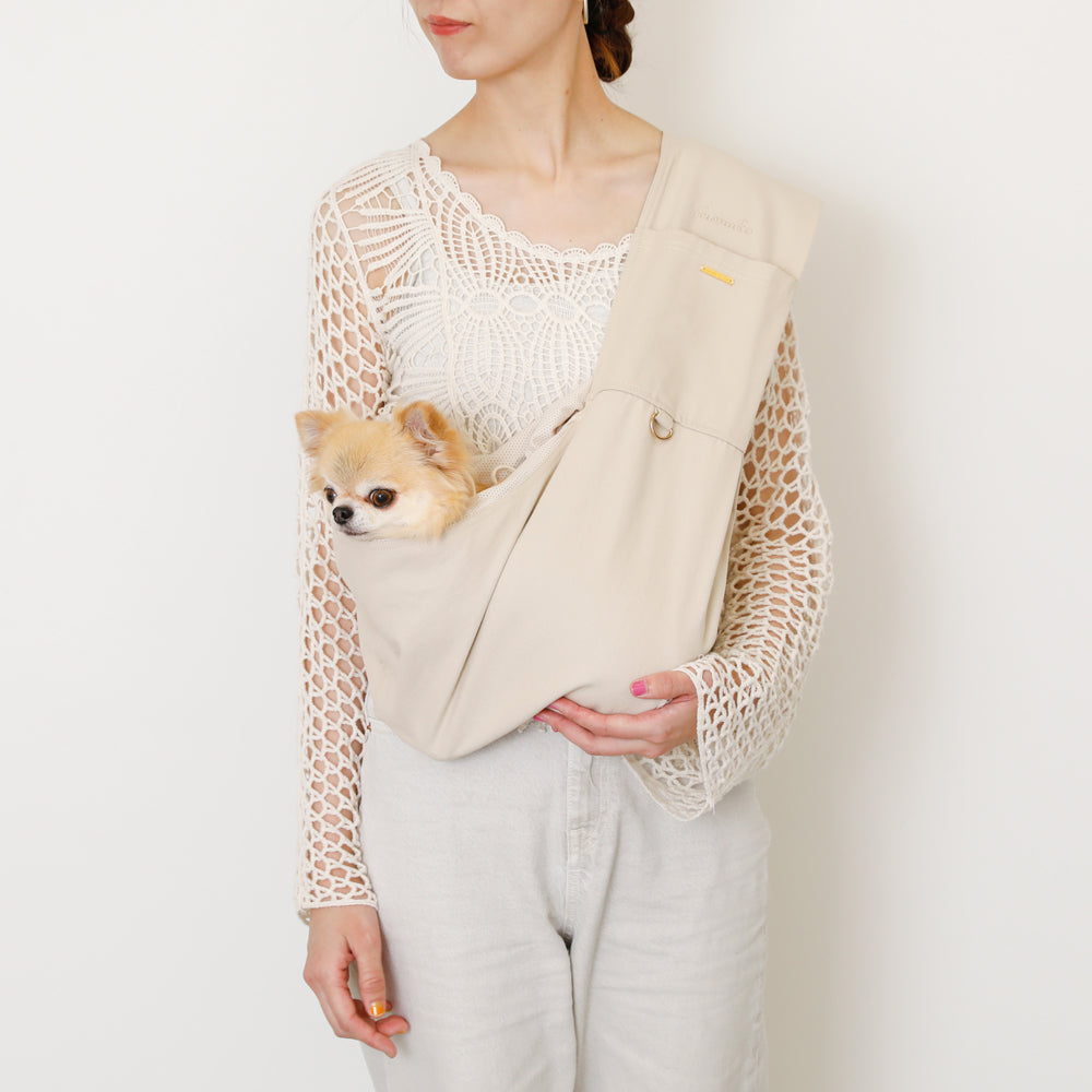 メッシュ付ドッグスリング【名入れ刺繍対応】