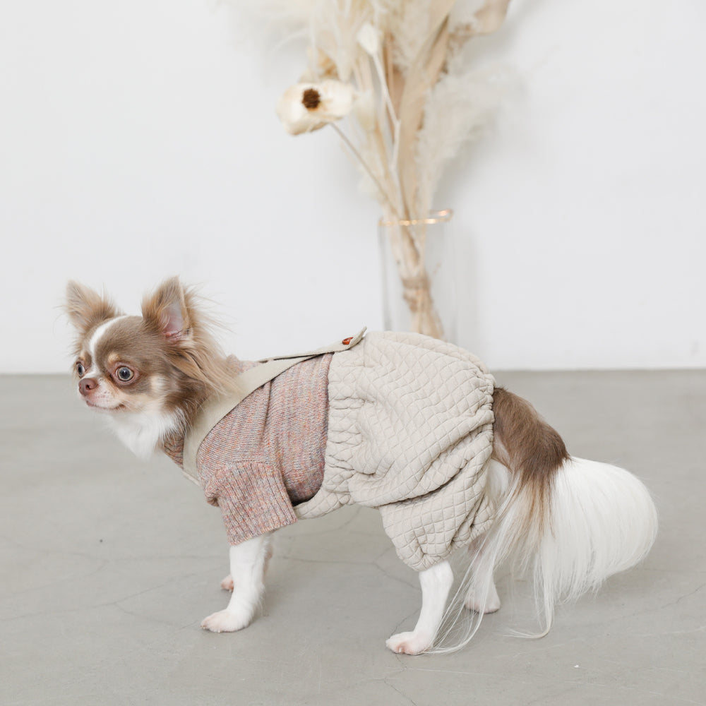 犬 ペット服 monchéri かぼちゃパンツ サロペット トップス まとめ売り キルティングかぼちゃパンツ