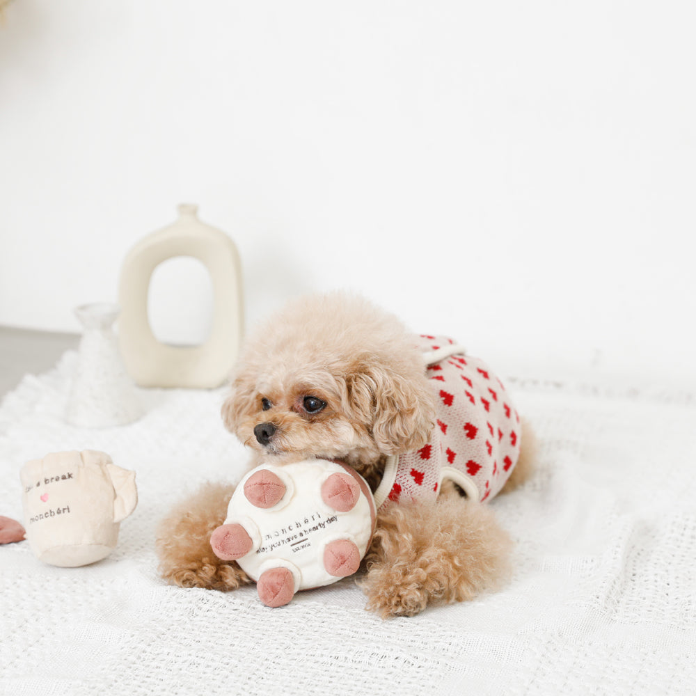 Heart pattern 2way reversible vest