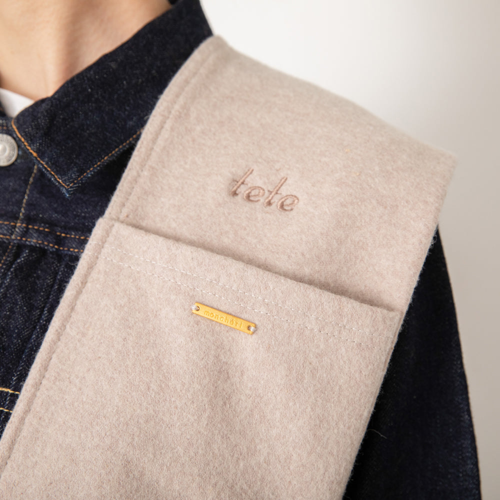 ウールペットスリングメッシュカバー付き【名入れ刺繍対応】