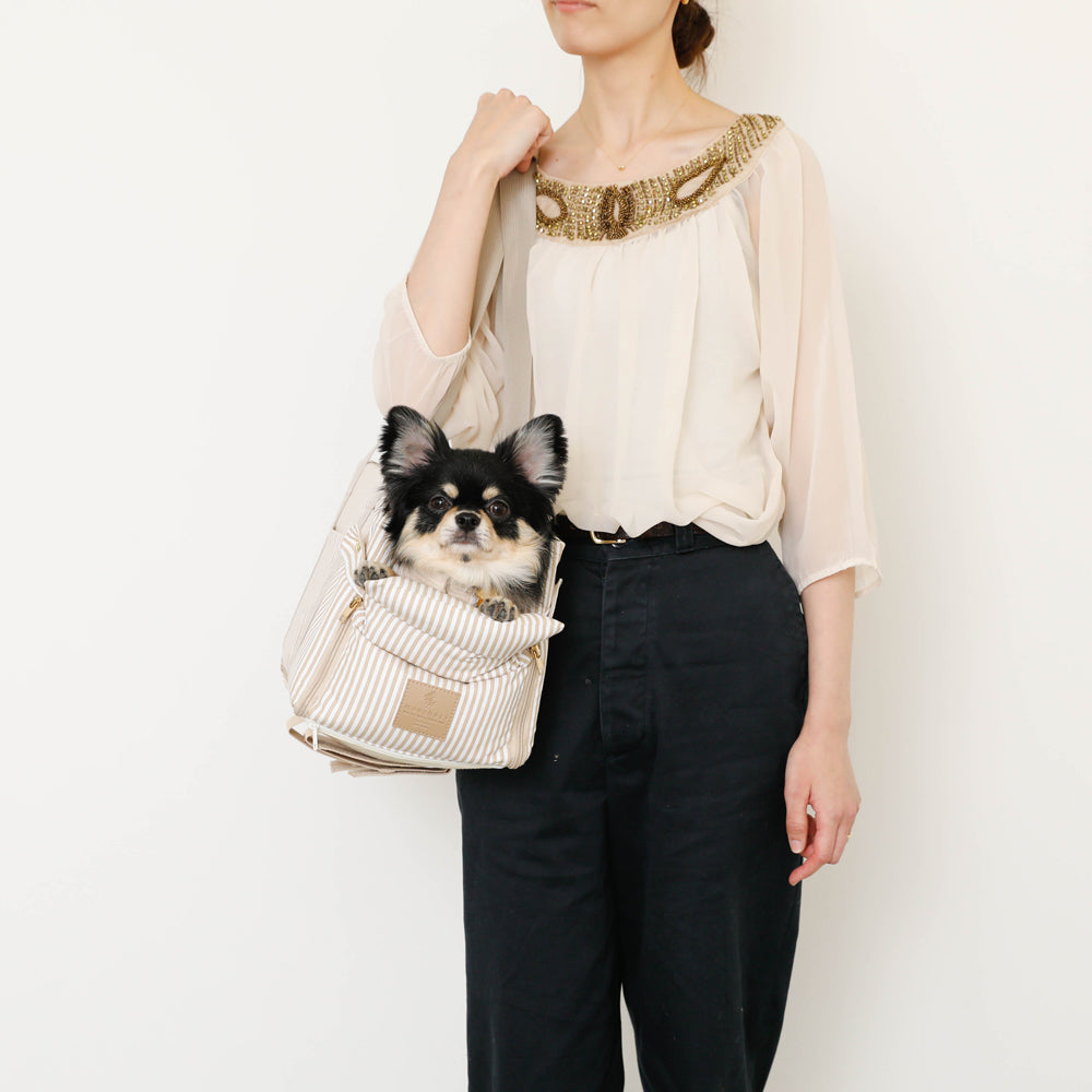 ストライプドライブセンターペットベッド