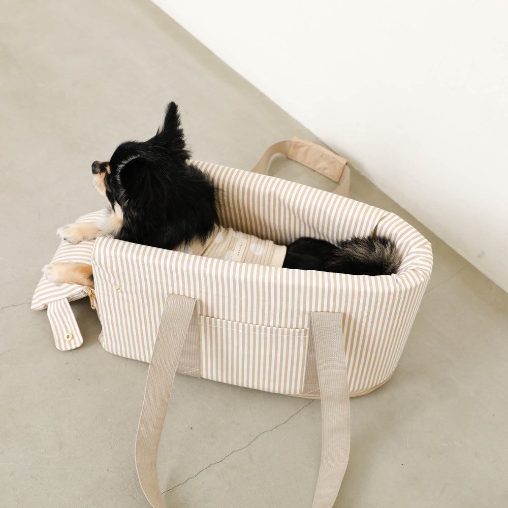 ストライプドライブセンターペットベッド