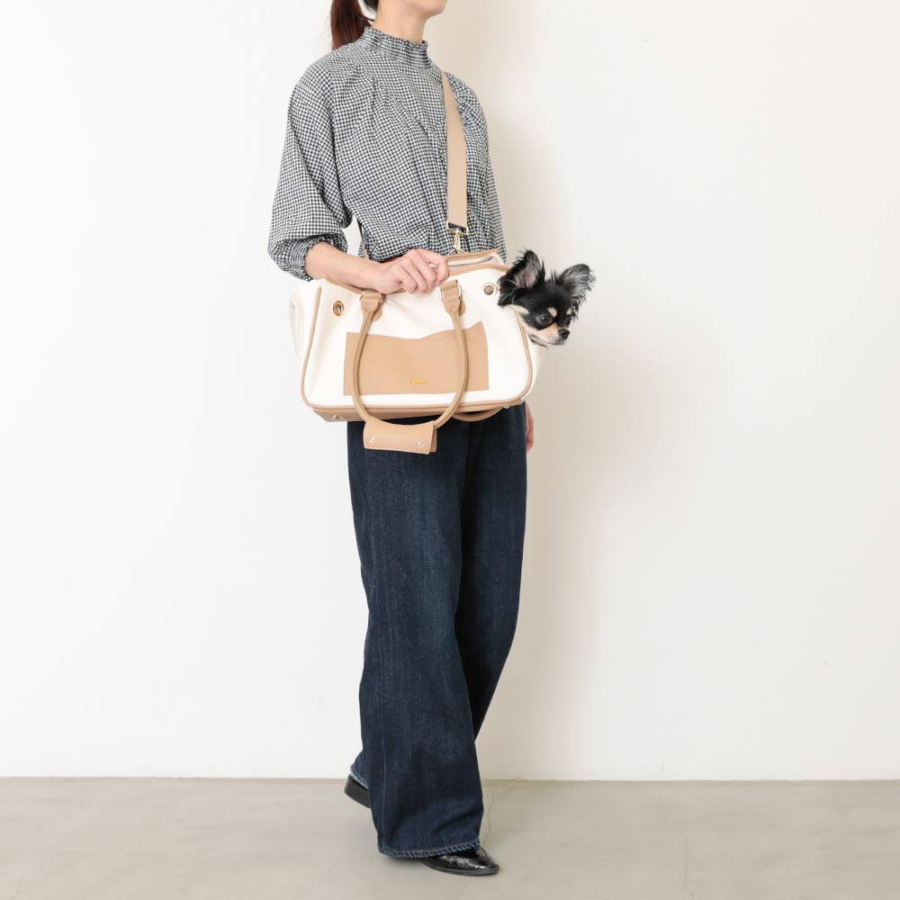 パイピングペットトートバッグ【名入れ刺繍対応】