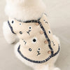 Flower embroidery knit vest