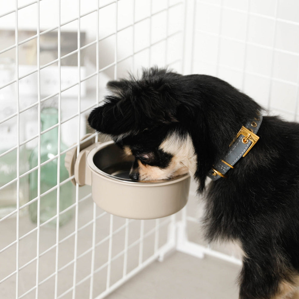 stainless steel food bowl for cage