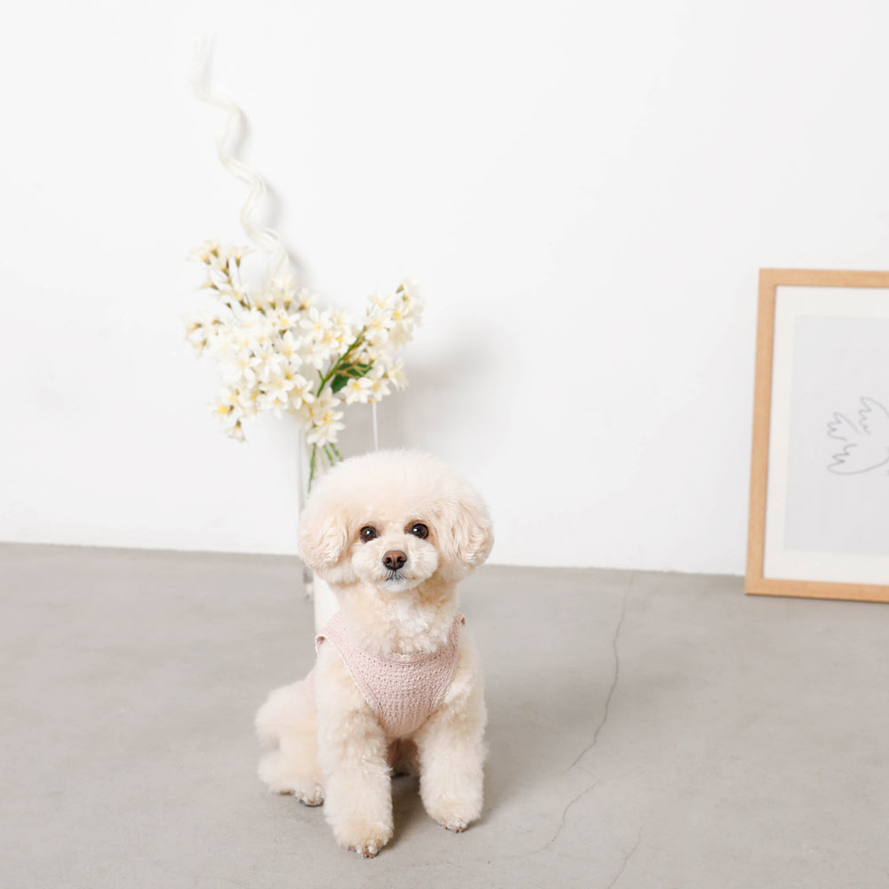 Sleeveless top with cooling pico lace ribbon