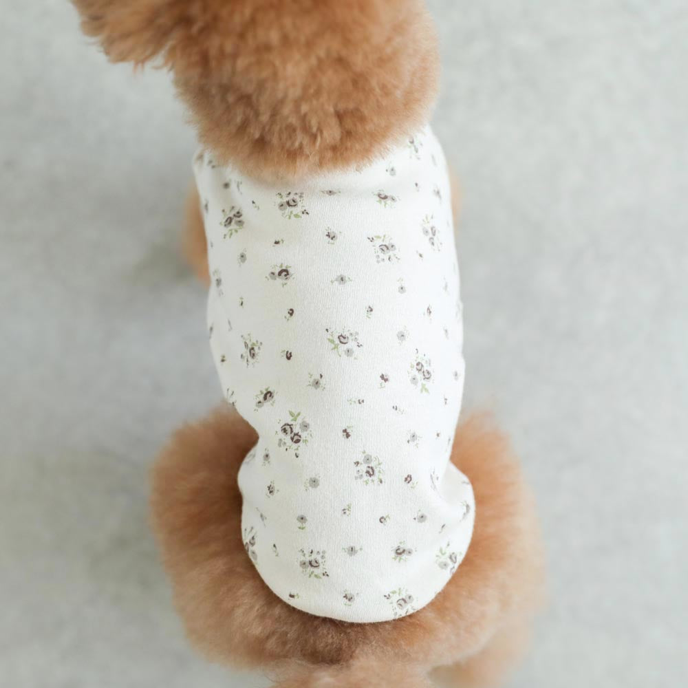 pico lace flower print tops