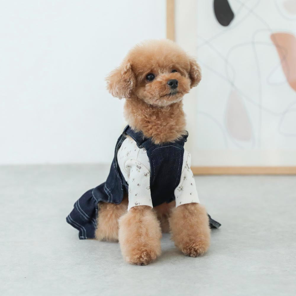 pico lace flower print tops