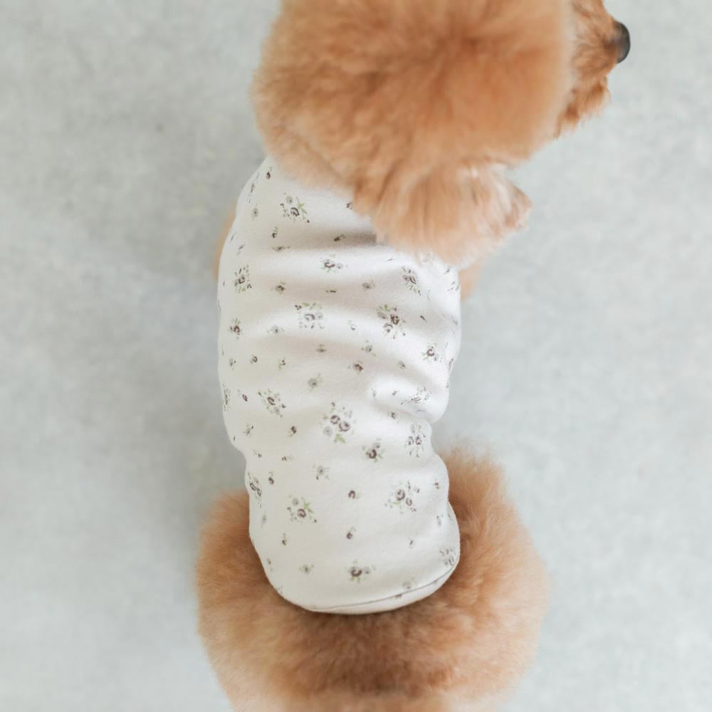 pico lace flower print tops