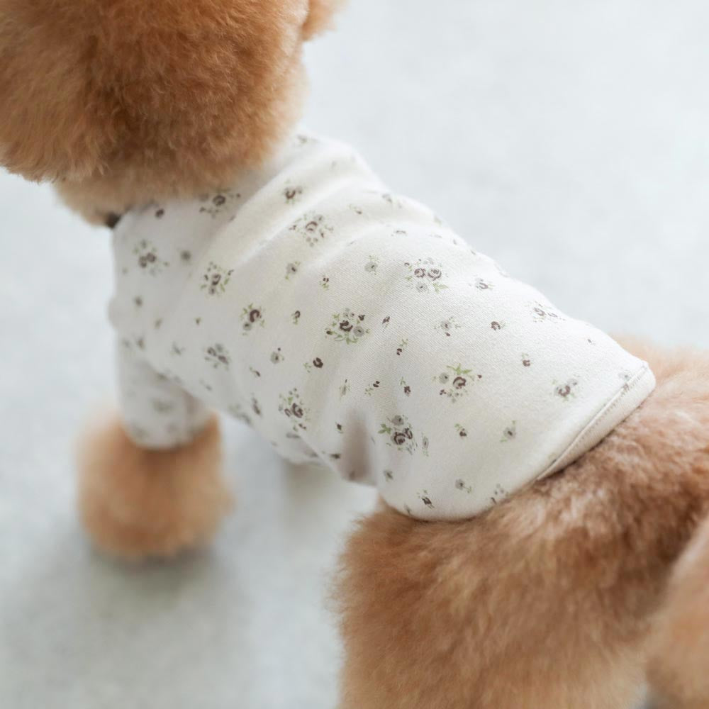 pico lace flower print tops