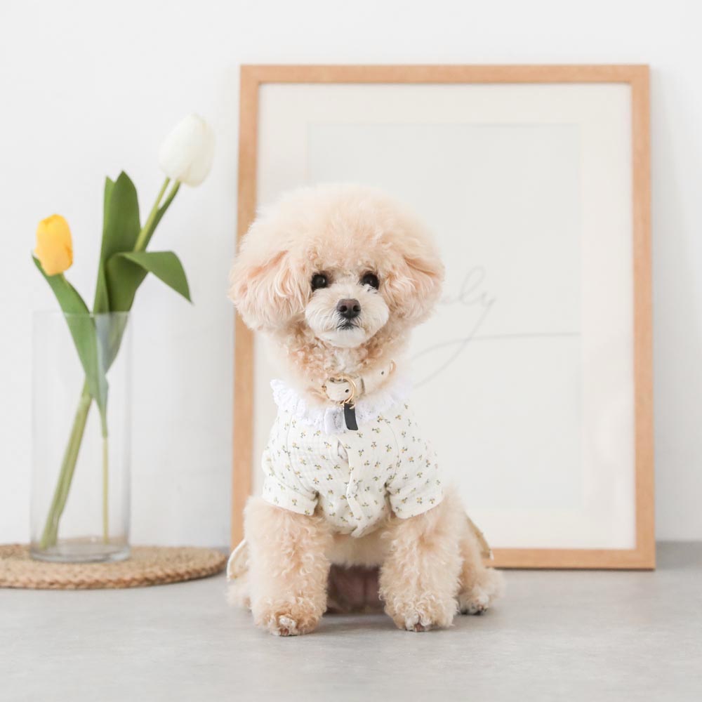 フラワーガーゼワンピース